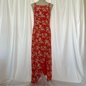 NWOT Old Navy Sleeveless Maxi Shift Cami Dress Red Island Online Exclusive Mediu